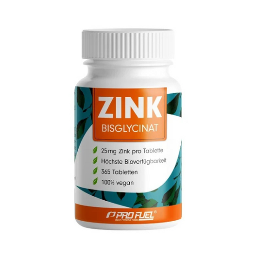 ProFuel Zink Bisclycinat hochdosiert (365 Tabletten)