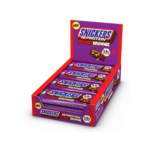 Snickers Hi Protein Peanut Brownie Box (12x50g)